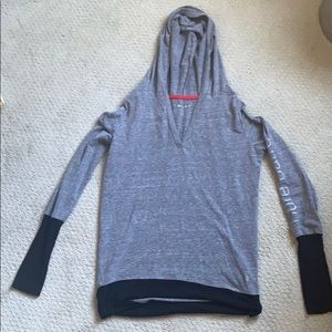 Pure barre long sleeved T-shirt hoodie